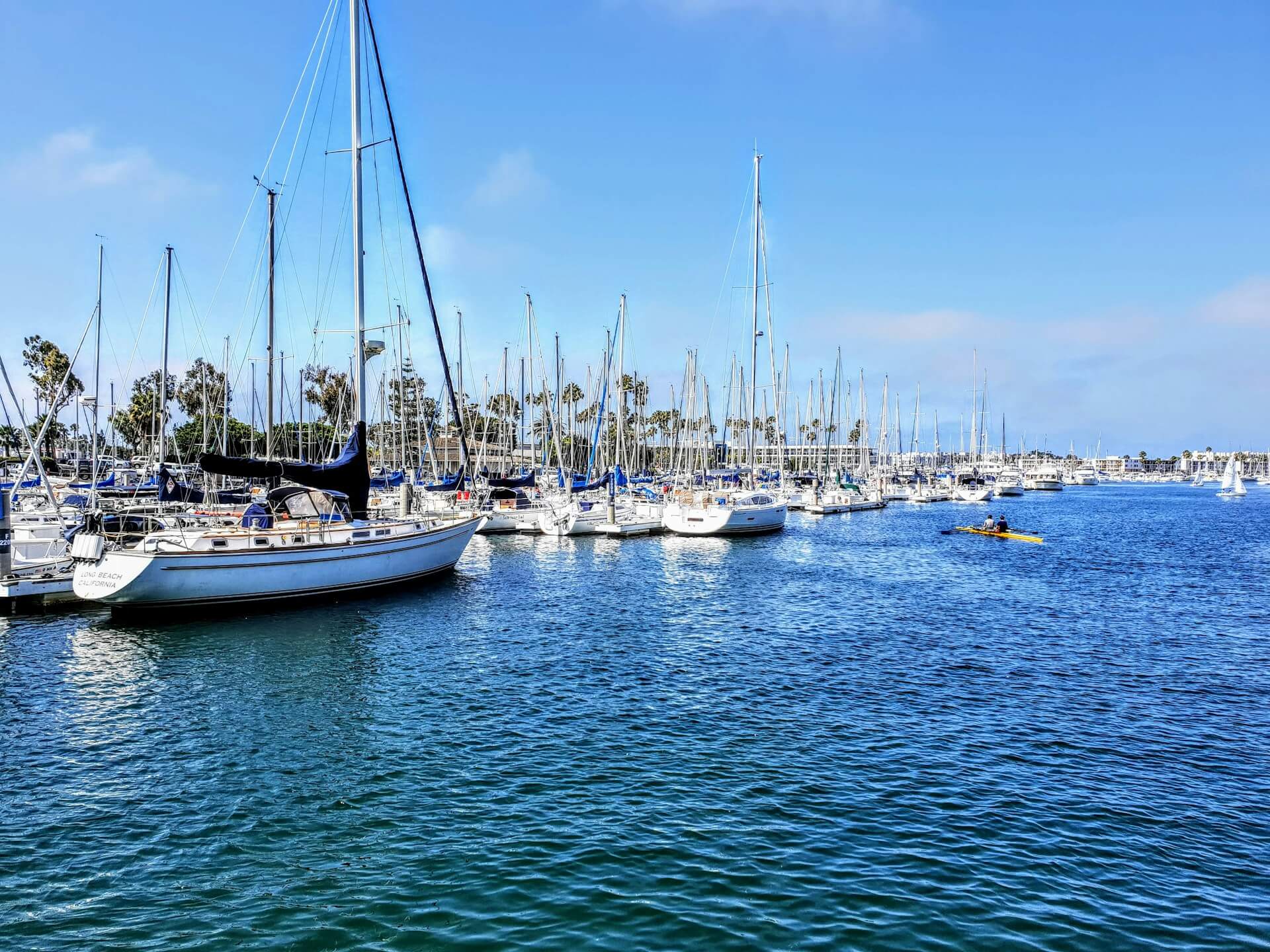 A view of Marina Del Rey, California.